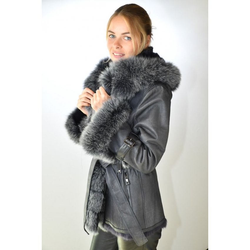 gilet fourrure interieur femme